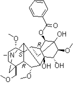 Benzoylhypaconitine